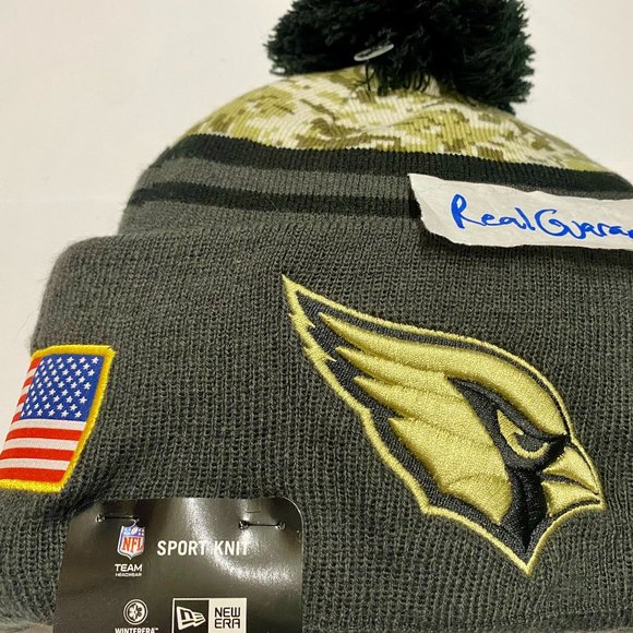 RARE 100% New Era 2016 Arizona Cardinals Salute To Service Knit Hat NFL Sport - Picture 1 of 5
